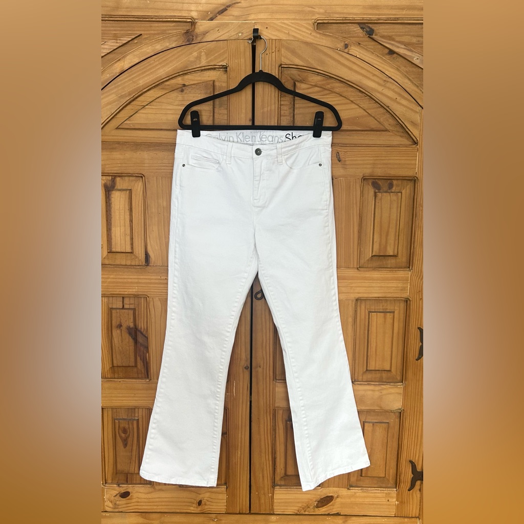 Calvin Klein White Shape Jeans